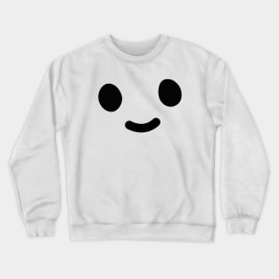 Smiley Doodle Friend - Black Crewneck Sweatshirt
